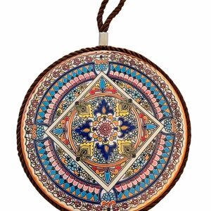 ⭐️ 3/$20 NWT Vintage Style Mandala Ceramic Trivet